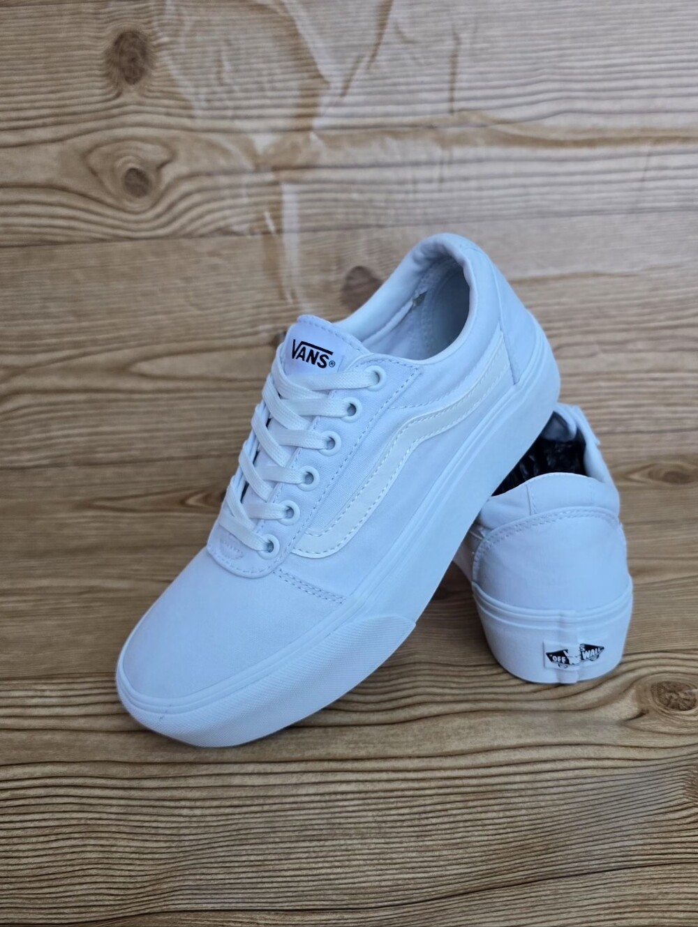 VANS Ward Vulcanized Rubber Platform Shoes